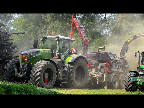 FENDT 1050 Vario + Mus Max Hacker | MF | John Deere | Fendt | Holzhandel Mayer | Ebermann