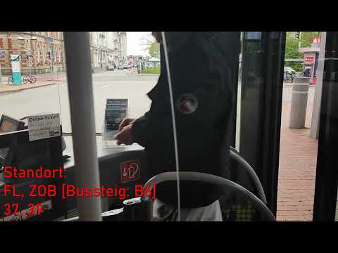 Mitfahrt im MB O530LE auf der Linie 37: Flensburg ZOB nach Handewitt, Wiesharder Markt