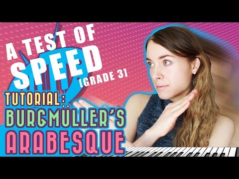 Arabesque by Burgmuller: Piano Tutorial