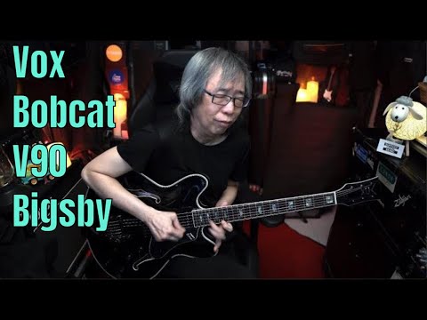 Обзор полуакустической гитары Vox Bobcat V90B
