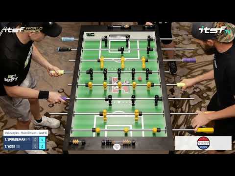 T. Spredeman vs T. Yore - Men Singles - Last 16 - ITSF World Series Tornado 2025