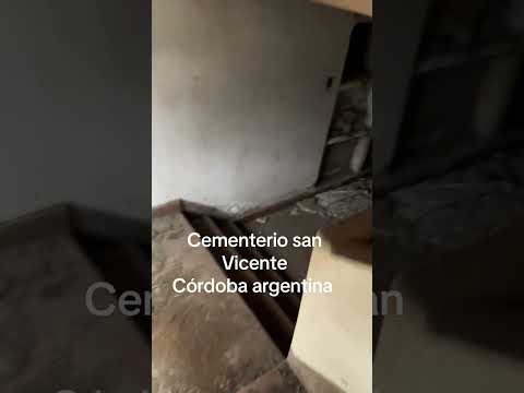 Estas son las condiciones en la que se encuentra el cementerio san Vicente Córdoba argentina