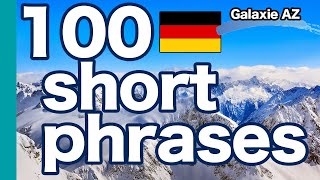 【Super Easy German for Beginners】100 short & useful German phrases for daily conversation