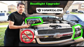 2004 Chevy Silverado headlight replacement