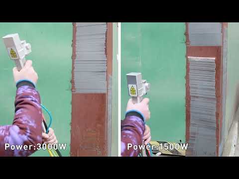 The comparison between 1500W and 3000W continuous laser cleaning machine with single beam