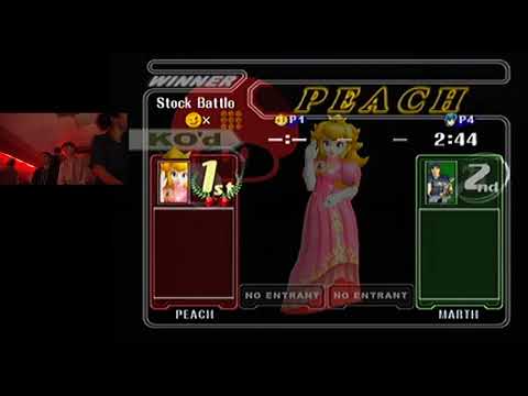 Tanki (Marth) vs Een (Peach) - 4Qs Melee #93