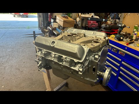 403 Olds engine build and test runs￼