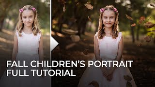Complete Children's Portrait Tutorial: Lighting + Shooting + Editing