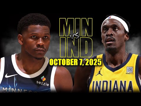 Minnesota Timberwolves vs Indiana Pacers Full Game Highlights - October 7, 2025 | NBA Preseason