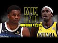 Minnesota Timberwolves Vs Indiana Pacers Full Game Highlights October 7 2025 NBA Preseason