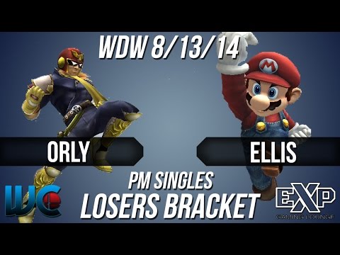 WDW 8/13/14 - ORLY (Falcon) vs. Ellis (Mario) PM Singles Bracket