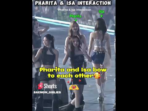 Pharita and Stayc Isa interaction #babymonster #shorts #fyp #pharita #Isa