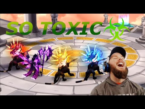 TRIPLE BEAST RIDER ABUSE Ft. JUDAS! (Summoners War)