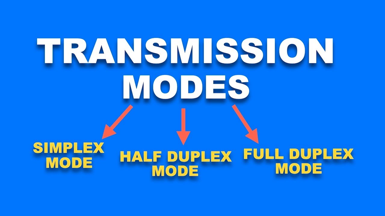 Transmission Modes Explained | Networking