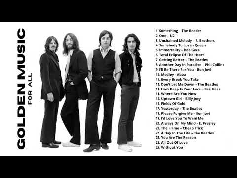 The Beatles, Queen, U2, Bee Gees, Phil Collins, Bon Jovi, Abba| Greatest Rock Ballads Of All Time