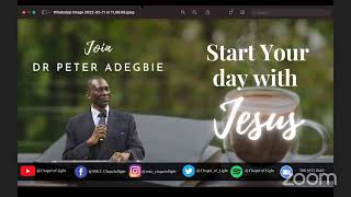 START YOUR DAY WITH JESUS: CHRIST THE SPIRIT OF GRACE - Pastor Theodora Adegbie