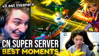 SON NIVEAU ME REND FOU!! - Pandore Reacts 'BEST MOMENTS SUPER SERVER CN & KR'