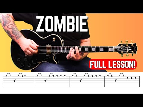 Thumbnail for Guitar Tutorial | Zombie by The Cranberries | Full Breakdown + Free Downloadable Tabs by Noel Hogan