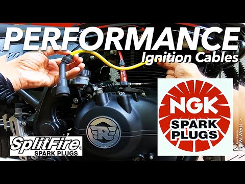 PERFORMANCE MODS ON HIMALAYAN - NGK IGNITION CABLE