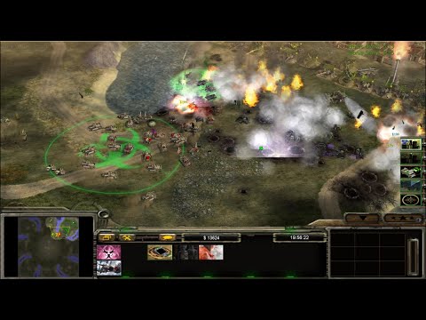 C&C Generals Zero Hour Contra 1vs7 1v7 INSANE AI