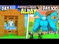 I Survived 100 Days As An ALLAY In Minecraft