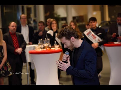 Nathan Trent performing "Won't Let You Go" live on "Dancer against Cancer" Calendar Presentation