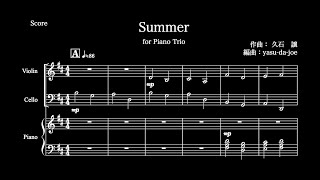 Download lagu Summer for Piano Trio(pf,vn,vc) Joe Hisaishi mp3