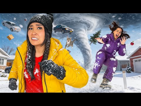 Trapped In A Snow Storm On A Mountain! (Can We Survive?)
