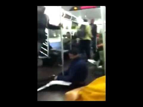 Odwalił wiochę w metrze