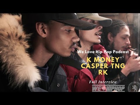 K Money (Come Outside) + Casper TNG & RK - We Love Hip Hop Podcast S2 E53