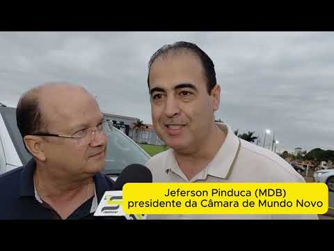 Candidato a reeleição, vice-governador promete asfalto Japorã a Mundo Novo e 100% de pavimentação