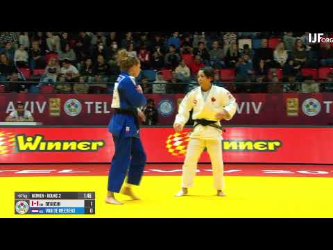 Grand Slam Tel-Aviv 2023. Day 1. 57 kg. R2. DEGUCHI Christa (CAN) - VAN DE MEEBERG Shannon (NED)