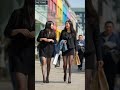 Nylons Girls Spotted Black Pantyhose Stockings Tights Legs Asian Ladies Model