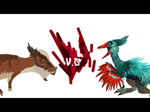MFA: Stygimoloch V.S Troodon ( Short Dc2 Animation )