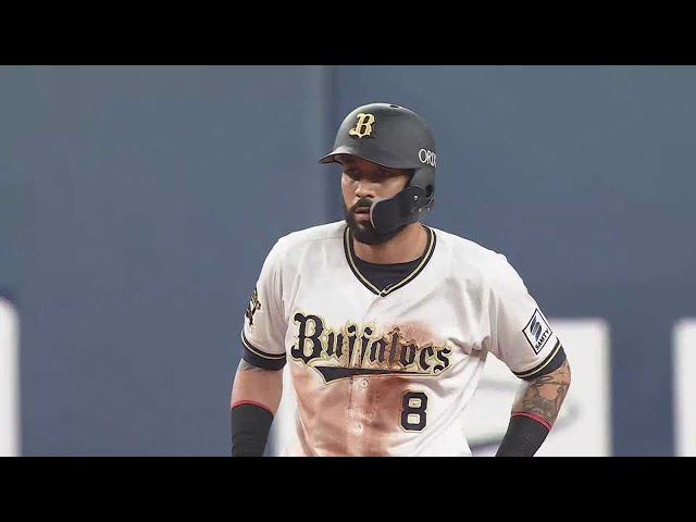 【5回裏】さらに点差を広げる!! バファローズ・ゴンザレス センターへのタイムリーヒット!!  2023年3月24日 オリックス・バファローズ 対 阪神タイガース