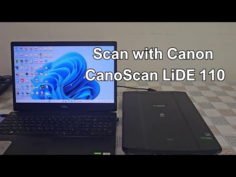 Scan with Canon CanoScan LiDE 110 — No Extra Software Needed!  Easy USB Setup