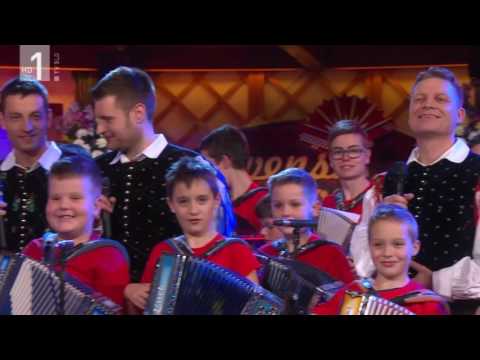 Harmonikarski orkester Klemna Rošerja in Popotniki - Sem fantič mlad zavriskal