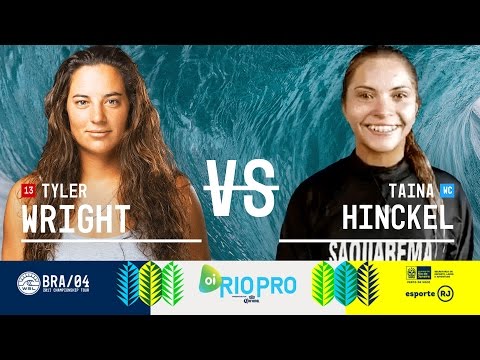 Tyler Wright vs. Taina Hinckel - Round Two, Heat 3 - Oi Rio Women's Pro 2017