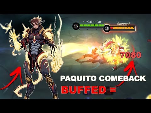PAQUITO IS BACK TO META | 2022 PAQUITO BEST BUILD | MLBB