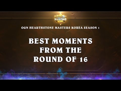 Highlights from the Ro16 OGN Hearthstone Masters Korea Season 1
