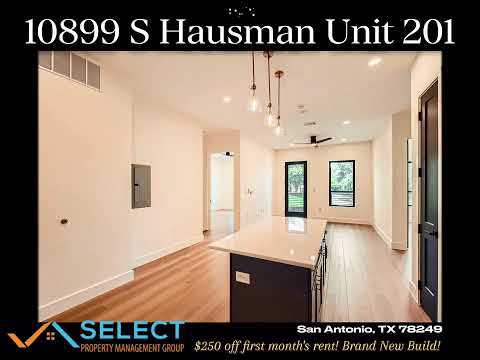 Prime UTSA Area Condo Rental | Stylish 1BR Near La Cantera & The Rim property video