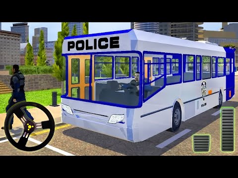 Police Bus Driving Simulator - US Cops Coach Public Transport Drive | Best Android Gameplay