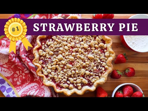 Best Strawberry Pie Recipe | Easy and Delicious! 🍓