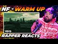 RAPPER REACTS To NF WARM UP Official Music Video