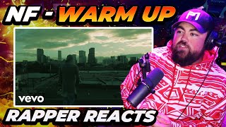 RAPPER REACTS to NF - WARM UP (Official Music Video)