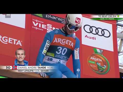 Daniel Andre Tandes brutaler Sturz in Planica
