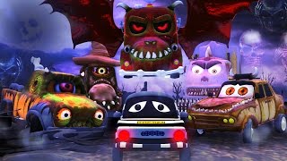 Road Rangers | It's Halloween night not a Road Ranger in sight | scary song for children | Ep #13