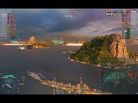 World of Warships - World record - Shimakaze 4 Kills in 14 seconds ☠️