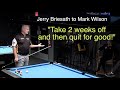 Mark Wilson Stories:  Part 1:  Jerry Briesath to Mark: Take two weeks off and then quit for good