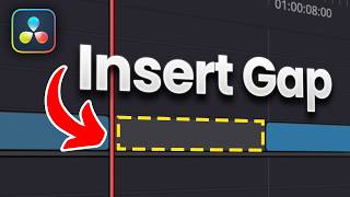 How to Insert a Gap in DaVinci Resolve
